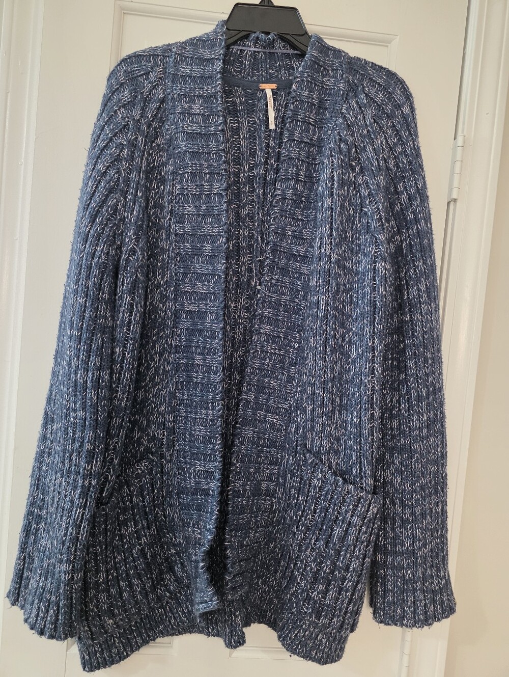 Free People Blossom Knit Cardigan in Blue small - Picture 6 of 8
